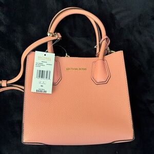 Michael Kors Peach Satchel Bag